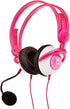 Kidz Gear Deluxe Headset Headphones with Boom Mic - Pink...