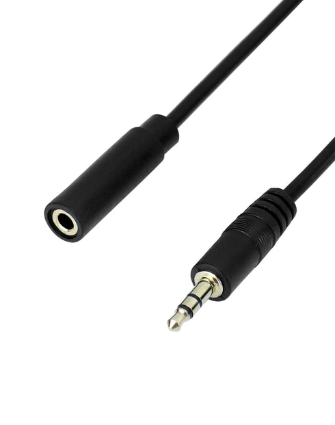 QWORK 3.5mm Audio Extension Cable - 20ft (6m) TRS Female to Male for Headphones, Microphones - Professional Grade - Clear Audio Signal...