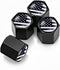 Tire Valve Stem Cap for Car, 4 Pack American Flag Pattern Anti-Rust Airtight Universal Valve Stem Covers for Cars, Vehicles, Bicycles, Trucks, Mot...
