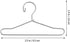 HEALLILY 20 Pcs Doll Clothes Hangers Dollhouse Miniature Wire Hangers, Metal Hangers for Doll Dress Necklaces (6.5CM Silver)...