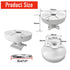 CCTV Camera Pole Mount for Dome Camera,Universal Dome Camera Mounting Junction Box Adapter Compatible with Duahua IP Camera Arlo Solar Panel Outdo...