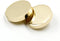10PCS Metal Flat Button Women Suit Woolen Coat Button Male Jacket Button Shirt Suit Trousers Button Round Shaped Sewing Button (15mm, Gold)...