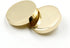 10PCS Metal Flat Button Women Suit Woolen Coat Button Male Jacket Button Shirt Suit Trousers Button Round Shaped Sewing Button (15mm, Gold)...