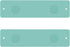 Three by Three Seattle 12 x 3 Inch Metal Strip Frameless Magnetic Bulletin Board with 2 Magnets for Memos, Photos, Lists, and More in Office, Home...