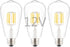 Low Voltage DC 12V/24V 6W LED Bulb, Edison Style ST21(ST64) Antique Shape, 12V PWM DC Dimmer, E26 Common Base, Warm White Light, 600LM, 60W Incand...
