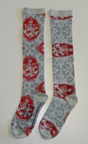 NECA Twilight Eclipse Movie-Themed Socks - 3 Count, Unisex-Adult, One Size Fits All, Red Grey Black, Cartoon, Halloween, Christmas, Birthday, Crew...