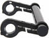 7.88” Bike Double Handlebar Extender Carbon Fiber Mount Holder for bicycle accessories Flashlight Lamp phone(red+black)...
