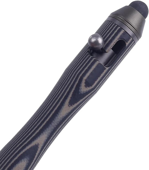 Cool Hand 5.7'' Bolt Action Pens, EDC Ballpoint Ink Refillable, Stylus for Touch Screen, G10 Body w/Pocket Clip, Ergonomic Grip, with a Free Refil...