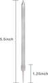 Luter Metallic Candle Candle Long Birthday Candles with Silver Stand Cake Candles for Wedding Birthday Party Decoration (24 Pieces)...
