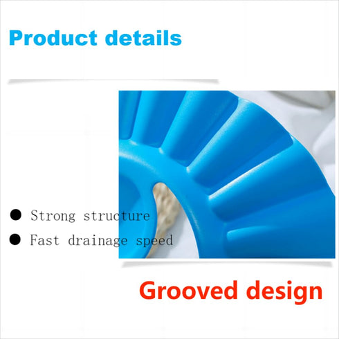 2pcs with Earshield Safe Shampoo Shower Bathing Protection Bath Cap Soft Adjustable Visor Hat for Toddler, Baby, Kids, Children …...