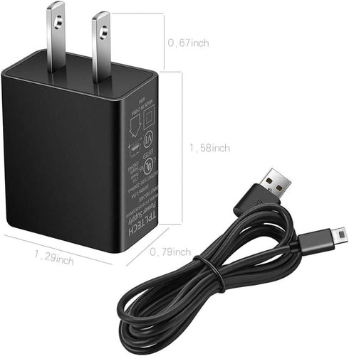 TPLtech Charger for TI-84 Plus CE Graphing Calculator, TI-Nspire CX/CX CAS, TI84 Plus CE Color/C Silver Calculators - 5FT Charger Cable...