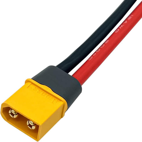 5Pairs XT60H (XT60 Upgrade Plug Male Female Extension Connector Adapter with Sheath Housing with 12AWG 10cm Silicone Wire for RC Lipo Battery FPV ...