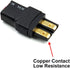 4 PCS Male and Female Deans T Plug to Connector Adapter Compatible with TRX Wireless Converter for RC Battery Charger Slash......