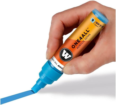 Molotow ONE4ALL Acrylic Paint Marker, 4-8mm, Signal Black, 1 Each (327.555)...
