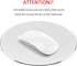 ProElife Premium Aluminum Metal Mouse Pad Mice Mat 8.66-inch Mousepad with Anti-Slip Base (Round, Silver Color)...