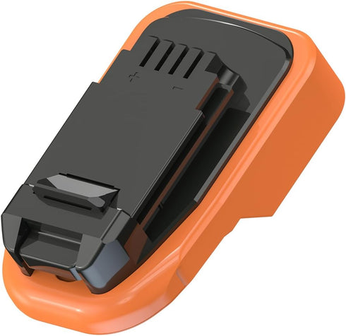 1x Adapter Run Tools# Only Fits Black&Decker Fits Porter Cable 20v MAX (Not Old Style 18v) Tools Compatible with Ridgid 18v Battery - Adapter Only...