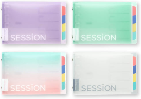 Maruman FM310-30 Loose Leaf Binder Session, Mini Size, 5 Holes, Light Purple...