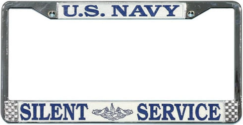 US Navy Submarine Silent Service License Plate Frame...