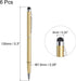 MECCANIXITY 6pcs Metal Stylus Pen Ballpoint Pen 2 in 1 Universal Retractable Ink Pen with Stylus Tips for All Capacitive Touch Screen Device, Gold...