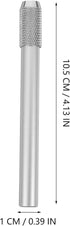 TEHAUX 5pcs Pencil Extenders, 4inch Stainless Steel Pencil Lengthener Adjustable Charcoal Pencil Stand Pen Sleeve Extender Pencil Extender Holder ...