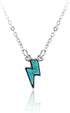 Natural Western Turquoise Lightning Bolt Stud Hoop Dangling Earrings Necklace Bohemian for Women Jewelry Flower Vintage Ethnic Statement Holiday...