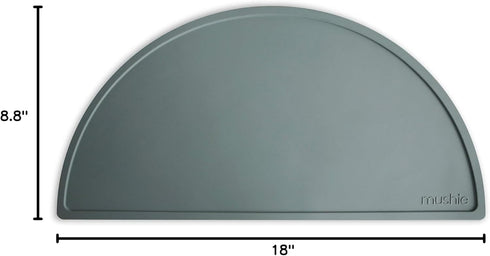 mushie Silicone Placemat for Kids | BPA-Free Non-Slip Design (Dried Thyme)...