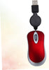 UKCOCO Mini USB Wired Mouse, Retractable Cable Laptop Mouse Wired Mouse Optical Compact Travel Mute Mice for PC Desktop Mouse Notebook Computer Re...