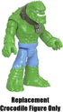 Replacement Part for Fisher-Price Imaginext DC Super-Friends Batsub Playset - GMP49 ~ Replacement Killer Crocodile Figure ~ Green with Blue Pants...