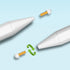 White Replacement Tips for Threepluslink Stylus Pen, high Precision and Easy Replacement...
