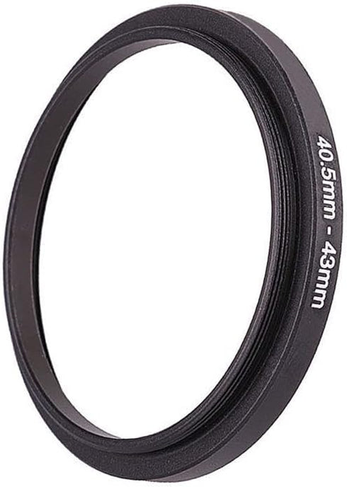 40.5mm Lens to 43mm Camera Lens Adapter,40.5mm to 43mm Filter Step-Down Ring Adapter Ring,Compatible with All 43mm UV,CPL,ND,Lens Hood,Threaded Le...