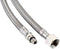(2Pcs) EZ-Fluid 20-Inch Long Faucet Connector Braided Stainless Steel Supply Hose 3/8-Inch Female Compression Thread x M10 Male Connector...