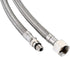 (2Pcs) EZ-Fluid 20-Inch Long Faucet Connector Braided Stainless Steel Supply Hose 3/8-Inch Female Compression Thread x M10 Male Connector...