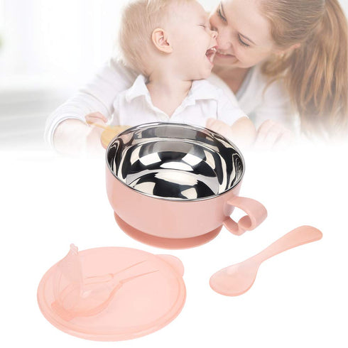 Feeding Bowl, Stainless Steel Insulated Bowl, for Baby Feeding for Heat Preservation...