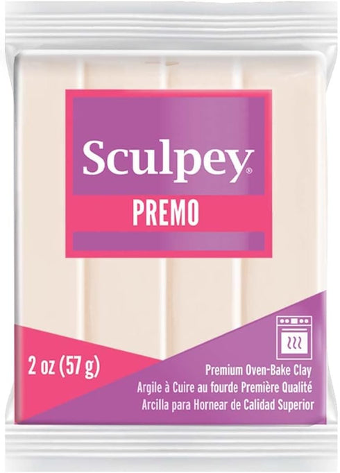Sculpey Premo Polymer Oven-Bake Clay, Translucent, Non Toxic, 2 oz. bar, Great for jewelry making, holiday, DIY, mixed media and home décor projec...