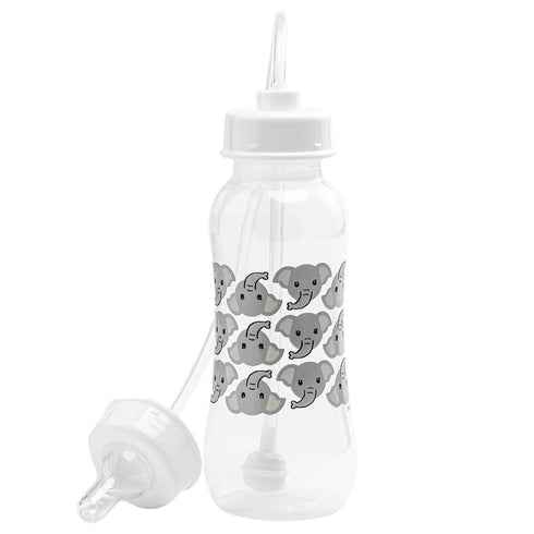Anti-Colic Self Feeding Baby Bottle System 9 oz (1 Pack - Elephant)...