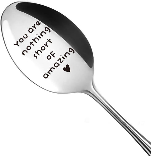 Funny Spoon Engraved for Women Men - Inspirational Spoon for Women Girls - Perfect for Girlfriend Friends - Perfect Birthday/Valentine/Christmas S...