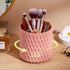 Makeup organizer Brush Holder Plastic Cosmetic Desktop Storage Rotatable Makeup Brushes Pen Holder for Countertops Bathroom,Multi-Purpose Cosmetic...
