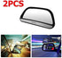 2Pcs Car Van Rectangular Blind Spot Mirror Towing Reversing Driving Stick On Adjustable Wide Angle Blind Spot Mirror for Car Van Towing Caravan...