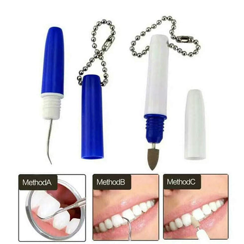 Travel Dental Picks, Portable Teeth Stain Remover, Travel Plaque and Tartar Remover — Mini Stain Eraser Dental Tooth Pick Interdental Pick Oral Hy...