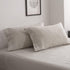 Simple&Opulence 100% French Linen Pillowcase Queen Size-Set of 2- Washed Solid Color Pillow Cases Embroidered -Soft and Durable (Linen, 20''x30'')...