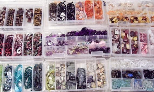 2PCS Clear Plastic Organizer Box, Component Storage Box,24 Fixed Grids Storage Container Jewelry Box for Beads Art DIY Crafts Jewelry Fishing Tack...