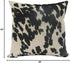 luvfabrics Pillow Cover Cow Madness Velvet Suede 18"x18" - Home Decor (Black)...