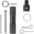 1Pc Perimeter Trip Alarm Black, Early Warning Security System Camping Trip Wire Alarm Device for Camping Hiking and Property Safety...
