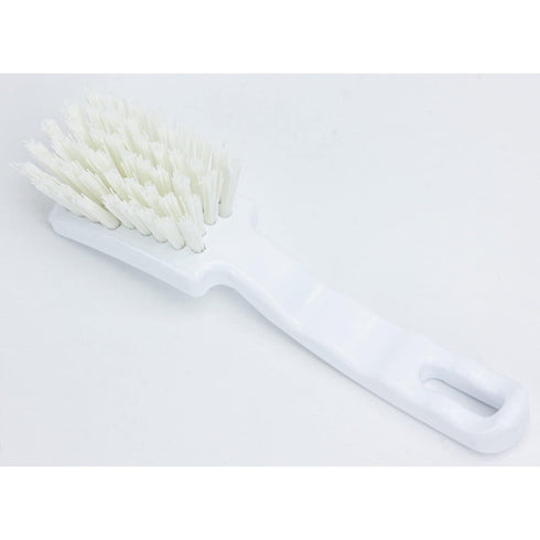 SPARTA 41395EC02 Plastic Scrub Brush, Detail Brush, Kitchen Brush With Hanging Hole For Cleaning, 7 Inches, White, (Pack of 6)...