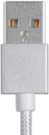 Monoprice Lightning to USB-A Charging Cable - Apple MFi Certified, Nylon Braided Jacket, 1.5 Feet, White - Premium Series...