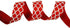 Christmas Ribbon 30 Yards(6 X 5yds) 1 Inch Red Green Grosgrain Ribbon Chevron Swirl Quatrefoil Printed...
