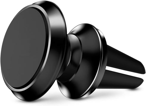 Magnetic Mount, iFlash Aluminum Universal Air Vent Magnetic Car Mount Phone Holder, 360 Degree Rotation for Multi-Angle View, Cradle-Less Car Phon...