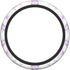 Purple Flowers Cute Steering Wheel Cover for Women Girls Car SUV 15 Inch Universal Fit Auto Accessories Personalized...