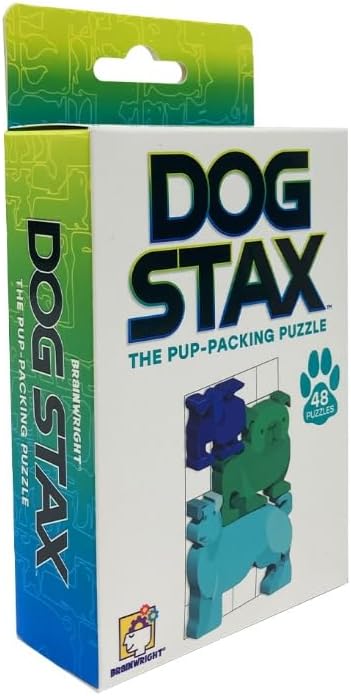 Brainwright - Dog STAX - The Pup-Packing Puzzle - 48 Pieces...