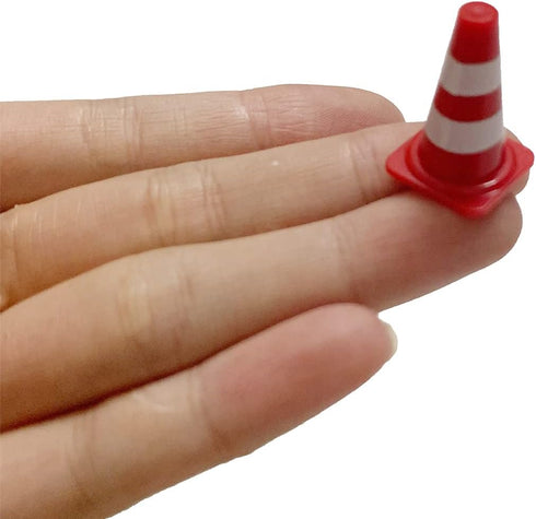 44pcs Miniature Plastic Traffic Light Street Road Training Roadblock Cone Cognitive Toy Playset for Chidren Sets...